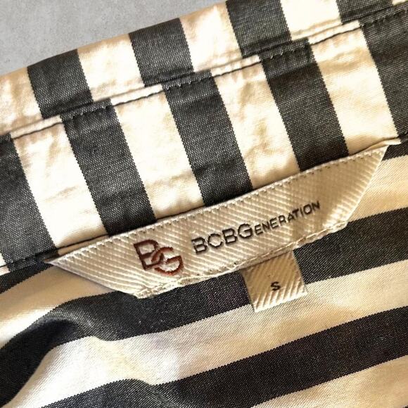 BCBGeneration Striped Button Up - Picture 3 of 5